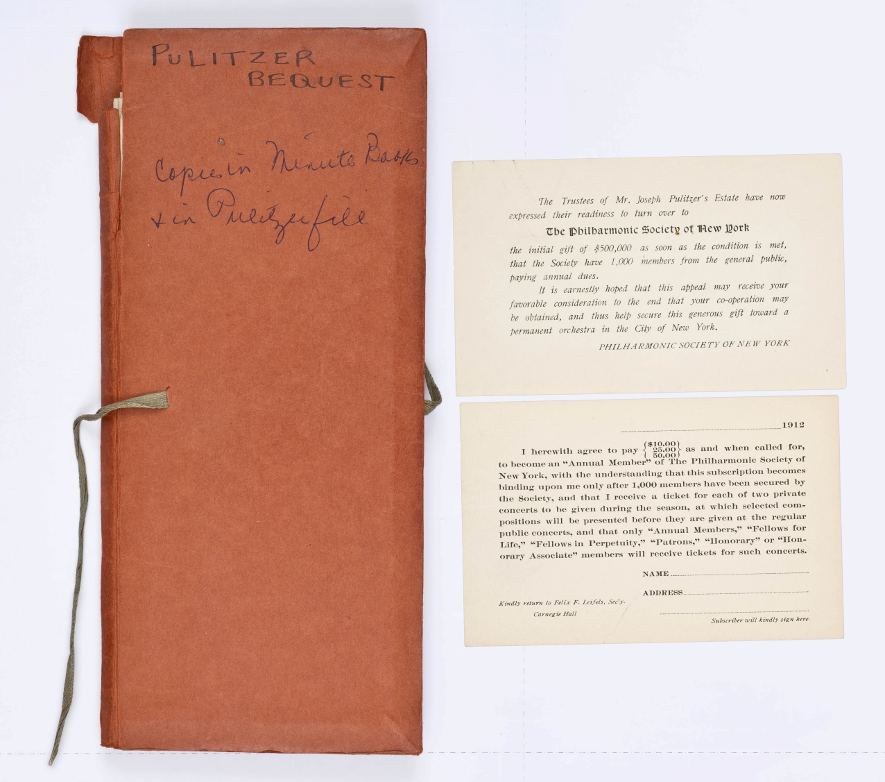 Aged brown envelope labeled 