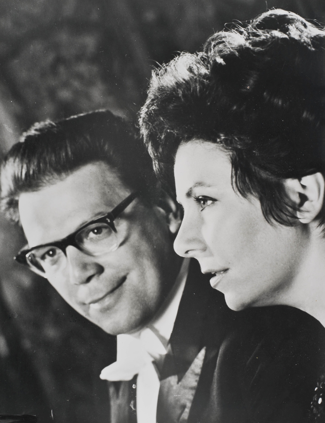Photo of Walter Berry and Christa Ludwig.