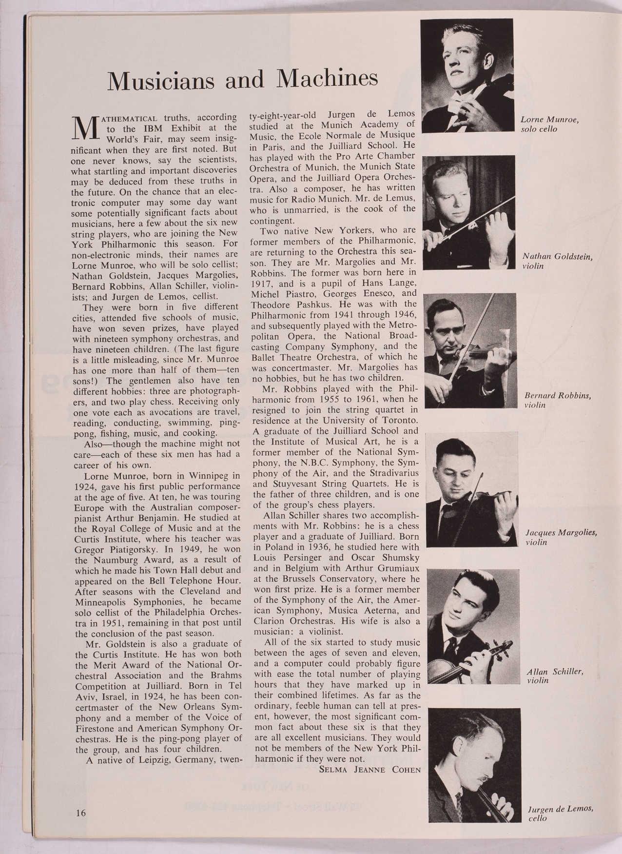 Playbill article