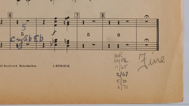 Marked harp part