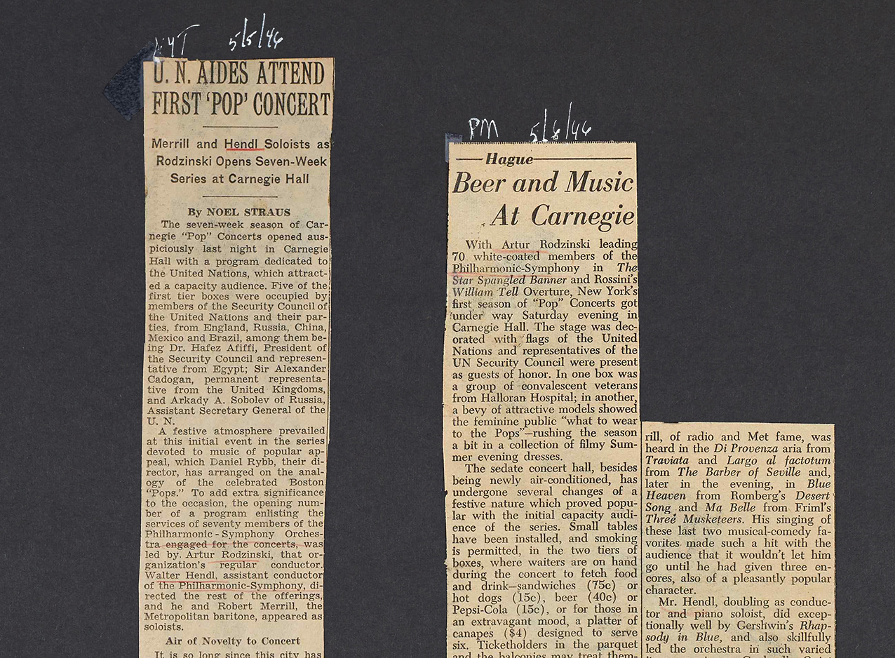Press clippings