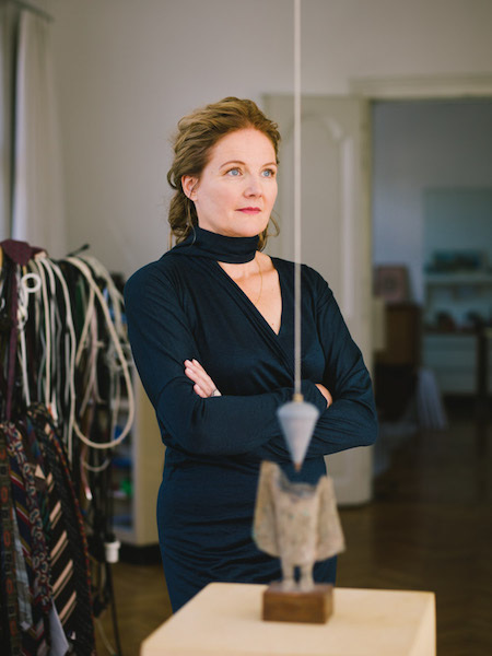 Portrait of artist Nives Widauer by Daniel Gebhardt De Koekkoek